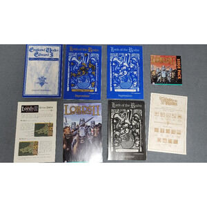 Lords Royal‎ Collection PC Game Map 5 Manuals Reference Card PC in Original Box